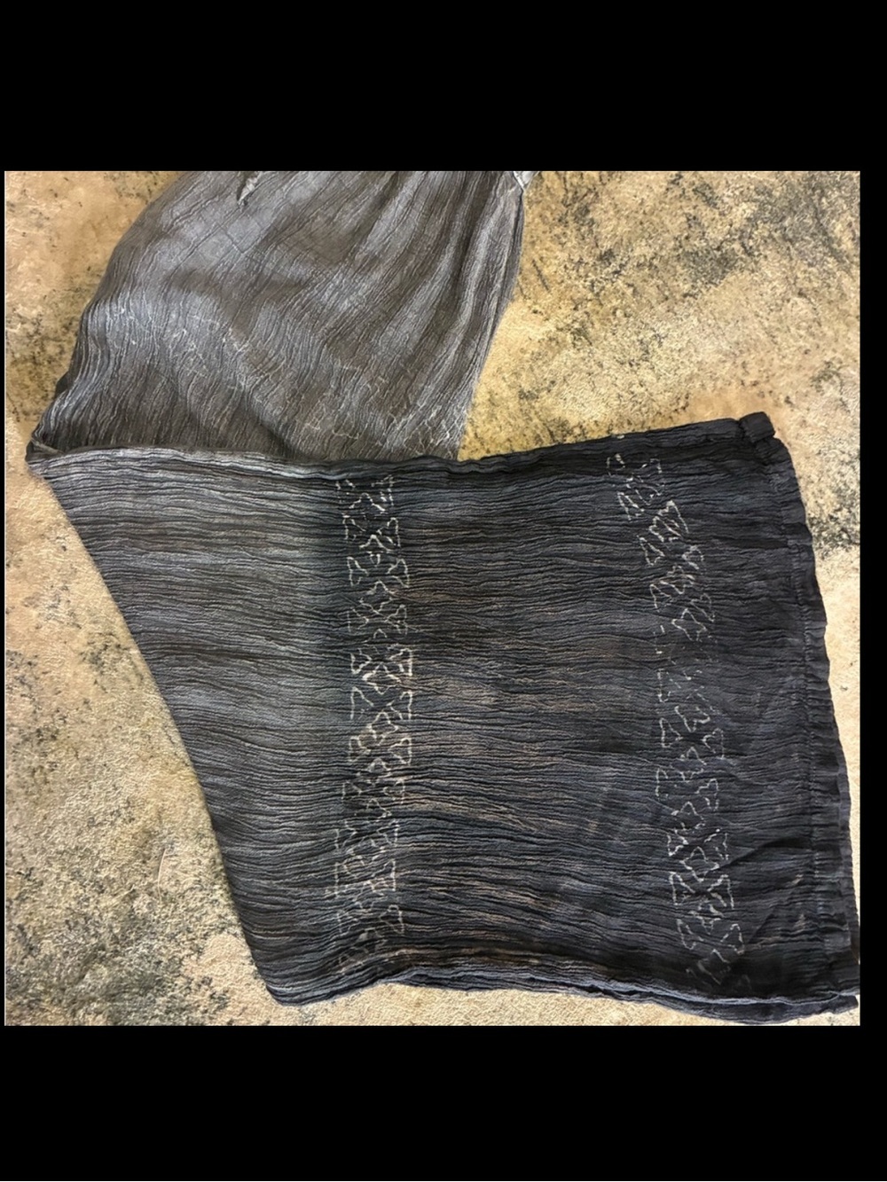 Advance Apparels Charcoal Crinkled Drawstring Waist Pants
